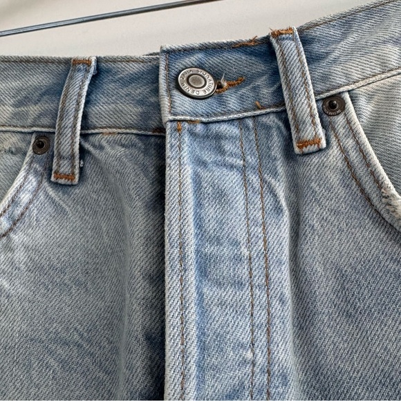 Zara 100% Cotton Light Wash Women’s Denim Shorts - Picture 2 of 5